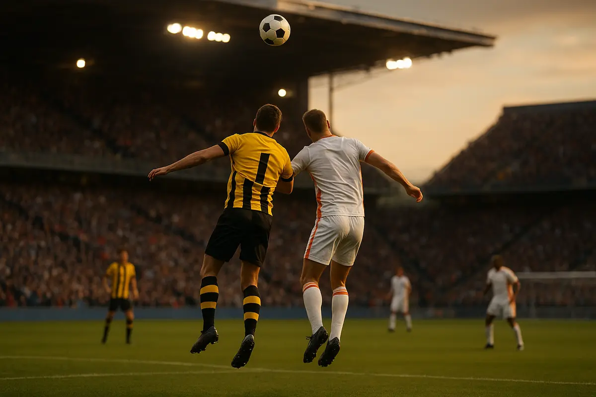 Vitesse - NAC Breda: doelpuntenrijke eerste helft na vertraagde aftrap